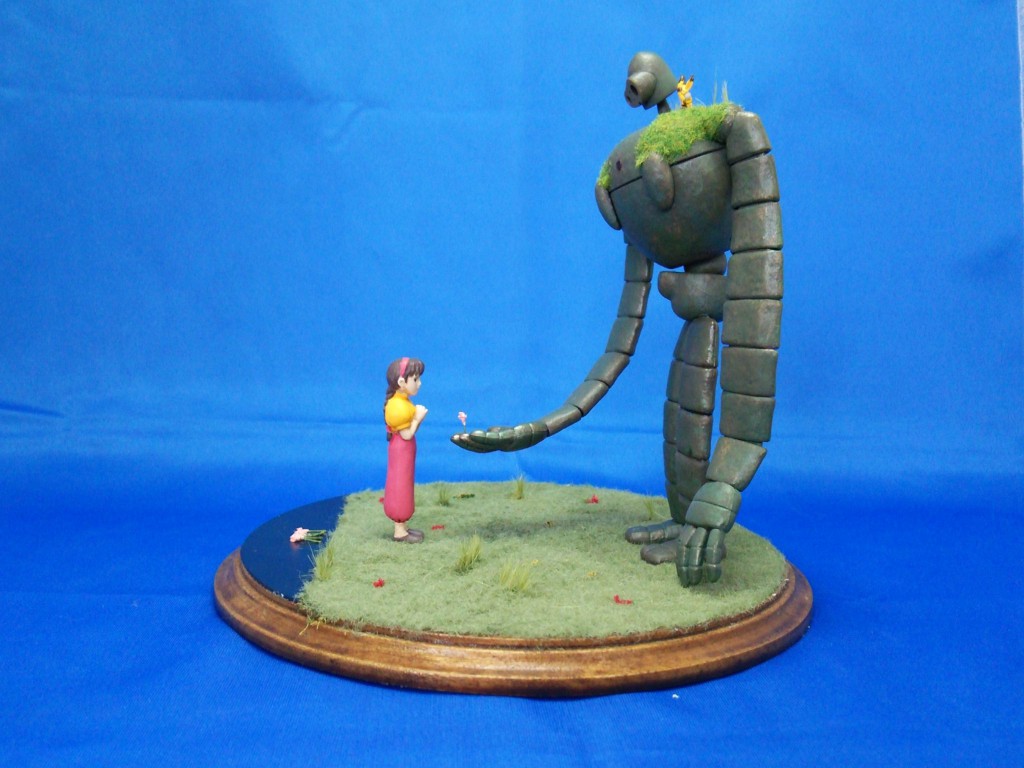 ラピュタ ロボット兵 (園丁バージョン) ジオラマ